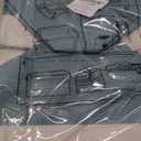 TheWarmHome Storage Bins for Shelves - Small 6 Pack 11.8x7.8x5.2 inch Sturdy Storage Basket W/Handles, Decorative Foldable Storage Baskets for Organizing Closet Nursery Toy(White & Green)