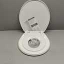 Little2Big Toilet Seat with Built-In Potty Training Seat, Slow Close, Durable Plastic, Made in USA, ROUND, White