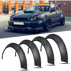 4PCS Universal Fender Flares 800mm Flexible Wide Body Kit Wheel Arches Durable PU Wheel Arch Protector