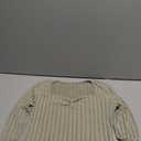 SOLY HUX Women's T Shirt Sweetheart Neck Long Sleeve Ruched Slim Fit Casual Solid Tee Tops (Large)