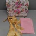 Kolldenn 12 Set Mother's Day Large Floral Gift Bags with Tissue Paper, 12.6" Vintage Pink Rose Gift Bags with Gold Bow & Handles for Mom, Women, Wedding, Bridal Shower, Birthday, Graduation