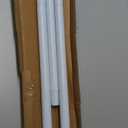 Ivilon Drapery Window Curtain Rod - End Cap Style Design 1 Inch Pole. 72 to 144 Inch Color Warm Gold