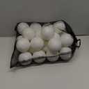 Liberty Imports 24 Pack Toddler & Little Kids Replacement T Balls, 2.5" Plastic Baseballs with Durable Mesh Bag - 2 Dozen Practice Toy Balls for Softball and Baseball Training