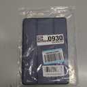 New Amazon Fire HD 10 Tablet Case(Only Fit 13th Gen, 2023 Release), Sanyetral Premium PU Leather Trifold Stand PC Clear Back Cover Case with Auto Wake/Sleep, Not for Nokia iPad Samsung -Navy Blue