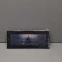 Frame Amo 4x12 Black Modern Picture Frame, 1 inch Border, Acrylic Front, for Wall or Table