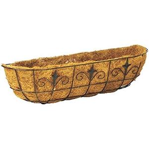 Living Accents Black Steel Window Planter
