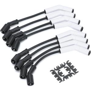 Spark Plug Wire Set for GM LS3/LS4/LS7/LT Engines 9070C Extreme 9000 Ceramic Spark Plug Boot Ignition Wire/Cable Kit