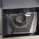 Suitable for RVs Pipe Adapter Mounting Kit Aluminum Alloy 360 Degree Rotation For Trailers Camping Vehicle Accessories (Gray)