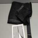 Magnetic Fly Screen Door with Stay Open Buckles - Door Curtains Heavy Duty Self-Sealing Mesh,Powerful Magnets (Fit for Door Size:36x82 Inch,Screen Itself Size:38x83 Inch, Black)