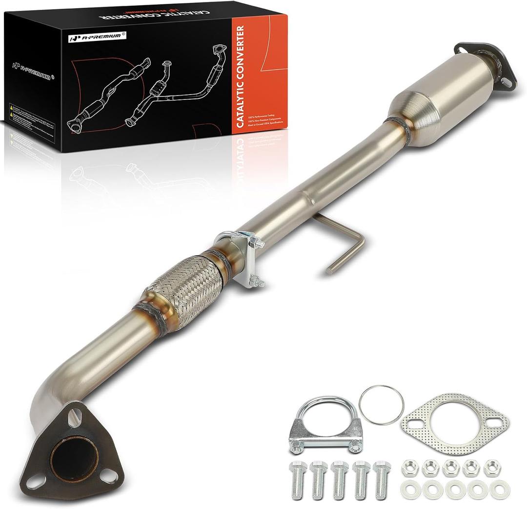 A-Premium Rear Catalytic Converter Kit Direct-Fit Compatible with Toyota Camry 1997-2001, Solara 1999-2001, 2.2L, EPA Compliant