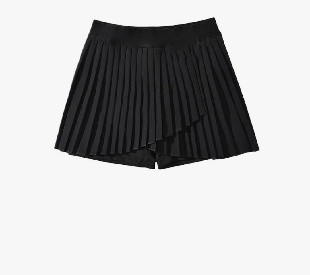 Women's Pleated High Waist Short Skirt, Size M