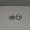 Upgraded Suction Cup Hooks for Shower, Heavy Duty Removable Towel Hooks for Bathroom Glass Door Wall, Stainless Steel Shower Hooks for Towel & Loofah (2 Pack, Silver)