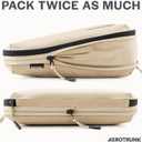 Aerotrunk Ultralight Compression Packing Cubes - Lightweight Travel Organizers for Suitcases and Luggage (6-Pack, Beige)