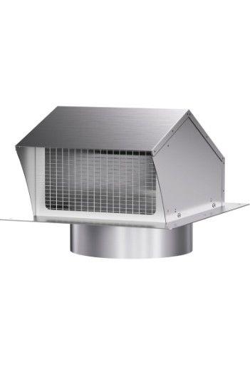 Roof Vent Cap 8 Inch Removable Roof Vent Dryer Vent Cap Attic Vent Cap with Damper