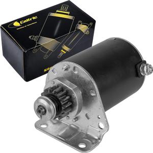 Caltric Starter Compatible with John Deere E120 E130 E140 E150 E160 E170 MIA13038 / 15 Teeth Steel Gear
