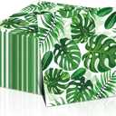 50 Pieces Tropical Palm Leaf Napkins Disposable Hawaiian Luau Aloha Paper Napkin Decorative Green Leaf Napkins for Bathroom Wedding Holiday Tropical Theme Birthday Party Baby Shower Favors Supplies