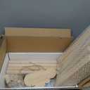 Stuffed Animal Storage,Large Wooden Toy Organizer,Anti-Tip Design,Easy Assembly