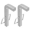 Snap L-Pins Equalizer Hitch Parts, 4 1/4 x 1 3/4 L-Pins with Integrated Snap Clips, Minimize Weight Distribution Hitch Noise - Zinc-Coated Heavy-Duty Steel Hitch Pin, 2 Pack