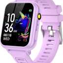 Tixpc Kids Smart Watches Girls with HD Touch Screen Camera Music Player 39 Puzzle Games Pedometer Alarm Clock Calculator Torch, 12/24 hr Kids Watches Toys for Age 3-12 Year Olds Gifts Girls