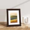 Vittanly 8x10 Picture Frames Set of 2, Ornate Vintage Photo Frame for Wall or Tabletop, Display 5x7 Pictures with Mat or 8x10 without Mat, Rustic Brown