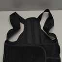 Fit Geno Posture Corrector for Women and Men - Adjustable Back Brace & Straightener for Scoliosis, Hunchback Correction, Back Pain, Spine Corrector, Back Support and Posture Trainer (Small, Black)