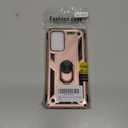 Case for Samsung Galaxy Note20 Ultra [Military-Grade][Dust-Proof][Shockproof] Phone Cover with Kickstand Support Car Magnetic Holder for Galaxy Note20 Ultra 5G 6.9"-Pink