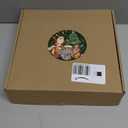 Christmas Tree Topper Farmhouse Christmas Decor Christmas Tree Decorations Rattan Natural Christmas Tree Star with 10 Warm LED Lights for Rustic Christmas Ornaments Holiday Seasonal Decoration 10 Inch