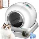 (2024) DuckSky Self Cleaning Cat Litter Box, Upgraded 65L+9L Extra Large Automatic Litter Box for Multiple Cats, Features Negative ion Sterilization and Deodorization, APP Control, Health Monitor
