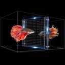 Adjustable Acrylic Aquarium Divider Set - Universal Fish Tank Separator for Multi-Purpose Fish Isolation (2 Sizes Optional (11.02''x11.02'')