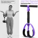 2026 Upgraded Durable Pedal Resistance Band with Handle, Thickened Latex Tubes and Soft Foam Fabric Foot Pedal, Sit Up Exercise Equipment for Abdomen, Waist, Arm, Core/ABS, Leg, Physical Therapy