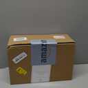 DN DECONATION Light up Christmas Decor Ceramic Village Houses, 3Pcs White Christmas Porcelain Villages with Frosted Trees, Holiday House Figurines Xmas Village Sets for Winter Table Decoration Indoor