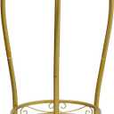 Kavlium Plant Stand Indoor OutdoorTall Gold Metal Rustproof Stable Plant Stands2 Tier 27.1 inch Multiple Plant Rack Holder Rack Flower Pot Stand Heavy Duty Plant Shelf (Gold)