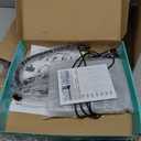 30X 10X Extra Large Floor Magnifying Glass with Light and Stand,60 LED Flexible Gooseneck Floor Magnifying Lamp with 5 Color Modes, 2-in-1 Lighted Magnifiers for Close Work, Sewing,Crafts, Painting (Black)