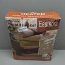 Heated Blanket Queen Size, 84"x90" Electric Heating Soft Dual-Sided Flannel Machine Washable Blanket, 12 Heat Levels & 12 Hours Auto Off, Soft Warm Flannel Blanket, Overheat Protection with ETL & FCC (Brown & Gray)