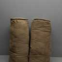 Blazing Needles Corded Microsuede Bolster Pillow, 20" x 8", Java 2 Count