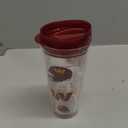 Rico Industries NFL Football Washington Commanders 16 oz Double Walled Insulated Tritan Mayhem Tumbler Cup Keeps Drinks Cold & Hot, USA Made