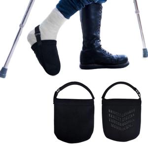 2 PCS Protective Cast Sock Toe Covers for Foot, Soft Warm Cast Socks Over Cast for Men Women Adults, Adjustable Non-slip Cast Toe Covers Fit for Most Casted Foot