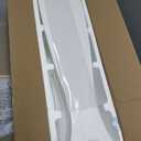 52in Smart Low Profile Ceiling Fans with Lights Remote,Quiet DC Motor,Outdoor Indoor Flush Mount Ceiling Fan,Control with WIFI Alexa App,Dimmable,6-speed,3 White Wood blades,for Modern Bedroom Patio, White Wood