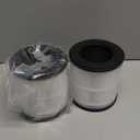 PUREBURG Replacement Filters Compatible with Tailulu D09 Air Purifiers,2-Pack H13 True HEPA 4-Stage Filtration Activated carbon 2-in-1 Air Clean Dust VOCs Odor