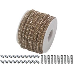 Rhinestone Glitter Rope 6 yards 0.17'' Bling Shoe Laces String Shine Cords for Shoes, Jewerlry Making DIY