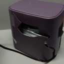 bella 4Qt Slim Air Fryer, Fits-anywhere Kitchenware, EverGood Ceramic Nonstick Coating, Adjustable Temperature, 6 Preset Cooking Options, 60 Min Auto Shutoff w Audible Tone, 3.3lb Capacity, Plum