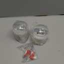 Partsam 2Pcs Red/Amber 24LED Boat Trailer Post Pipe Guide Lights, Clear Lens, 12V, IP67 Waterproof