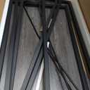 Huuger Folding Desk for Small Spaces, 39.3 Inch Foldable Computer Table, for Home Office, Study, Bedroom, Dorm, Space Saving, Small Writing Work Office Computer Desk, Easy to Fold, Grey