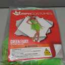 Morph Green Fairy Costume With Wings Women Halloween Costumes For Women Fairy Wings Green Dress Bell Womens Costume Adult (Large)