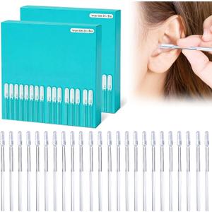 Sticky Ear Cleaning Stick, 2026 New Reusable Ear Wax Removal Tools with Dust Cover Packaging, Adhesive Ear Cleaning Sticks for All Ages (48 Pack)