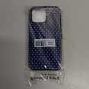 ZTOFERA Magnetic Case for iPhone 16 Pro Max, Compatible with Magsafe, Polka Dot Aesthetic Phone Case Cute for Girl Women, Hard PC+Soft TPU Protective Phone Cover for iPhone 16 Pro Max-Navy Blue