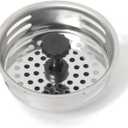 Farberware 5215798 Stainless Steel Kitchen Sink Strainer, Chrome