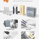 30PCS Silver Metal Mechanical Pencil Set in Leather Case, 0.5/0.7/0.9/2.0mm Art Drafting Pencils with 16 Tubes Graphite Leads (6B 4B 2B HB 2H 4H) & Colored Refills for Sketching, Drawing, Writing
