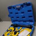 Spring Compressor Tool Macpherson Interchangeable Fork Strut Coil Extractor Tool Set with Safety Guard and Carrying Case