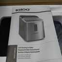 Igloo Portable Ice Maker with Scoop - Ice Maker with LED Control Panel & 1.5 Quart Water Tank - Stainless Ice Cube Maker Produces 26 Lbs. of Ice in 24 Hours with 9 Large or Small Cubes in 7 Minutes